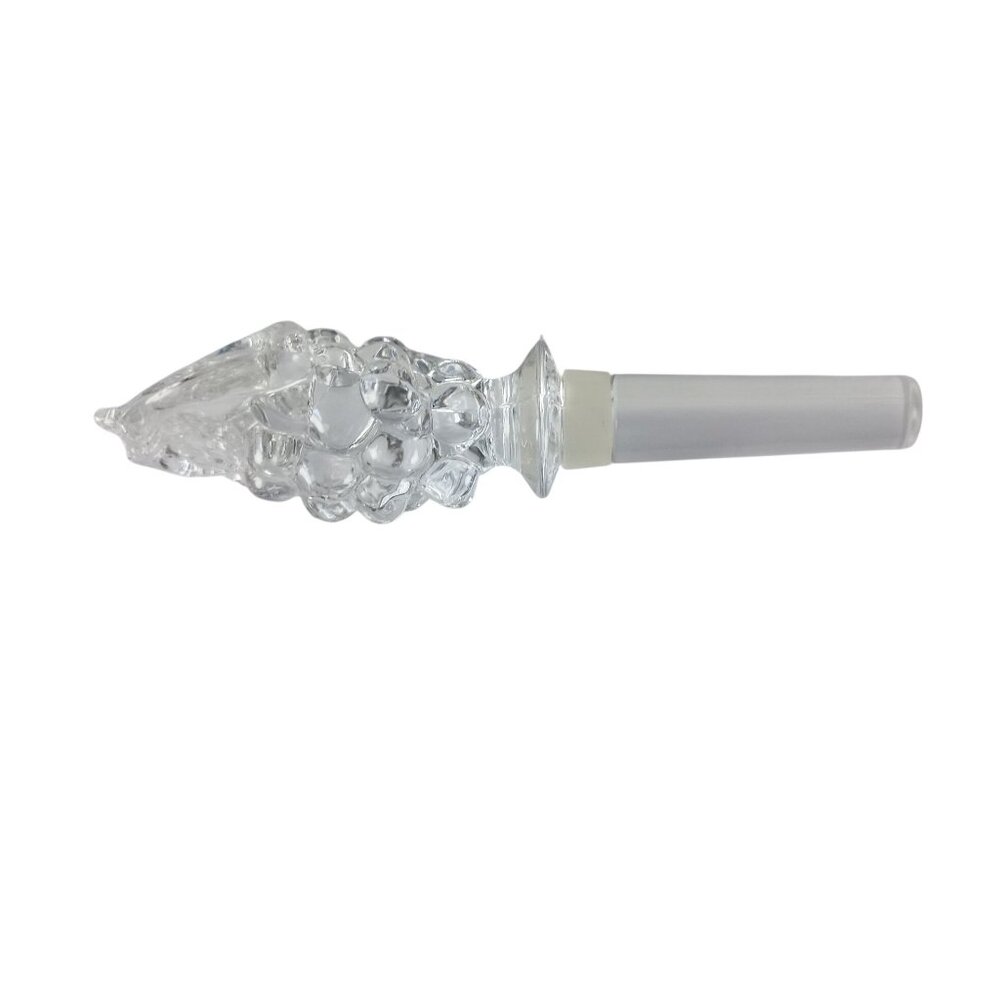 Mikasa Lead Crystal Austrian Fruit Collection Wine Decanter Bottle Stopper - Picture 5 of 6